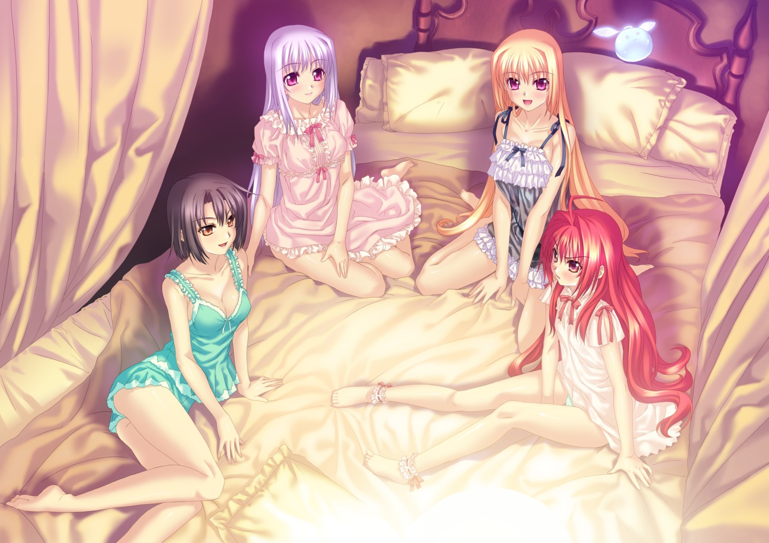 cleavage corticarte_apa_lagranges feet kannatsuki_noboru lingerie pantsu shinkyoku_soukai_polyphonica tsuge_eufinley yugiri_perserte yugiri_princesca