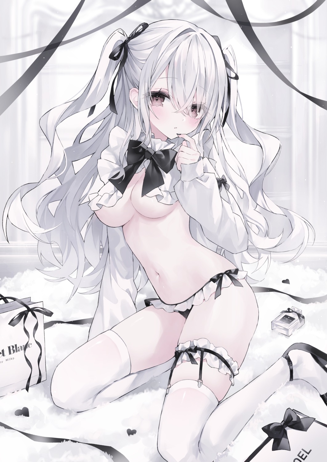 artist_revision garter heels no_bra noah_(0noah) pantsu stockings thighhighs