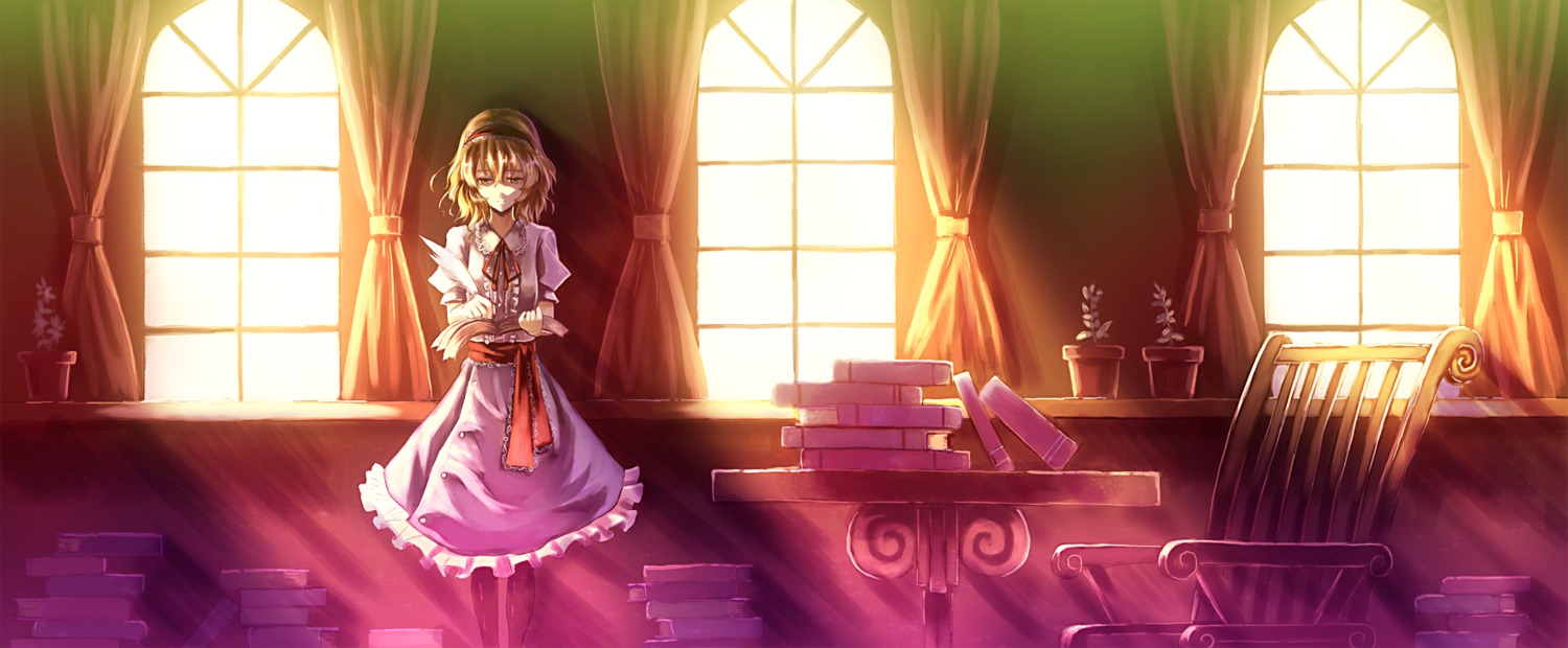 alice_margatroid landscape paseri touhou