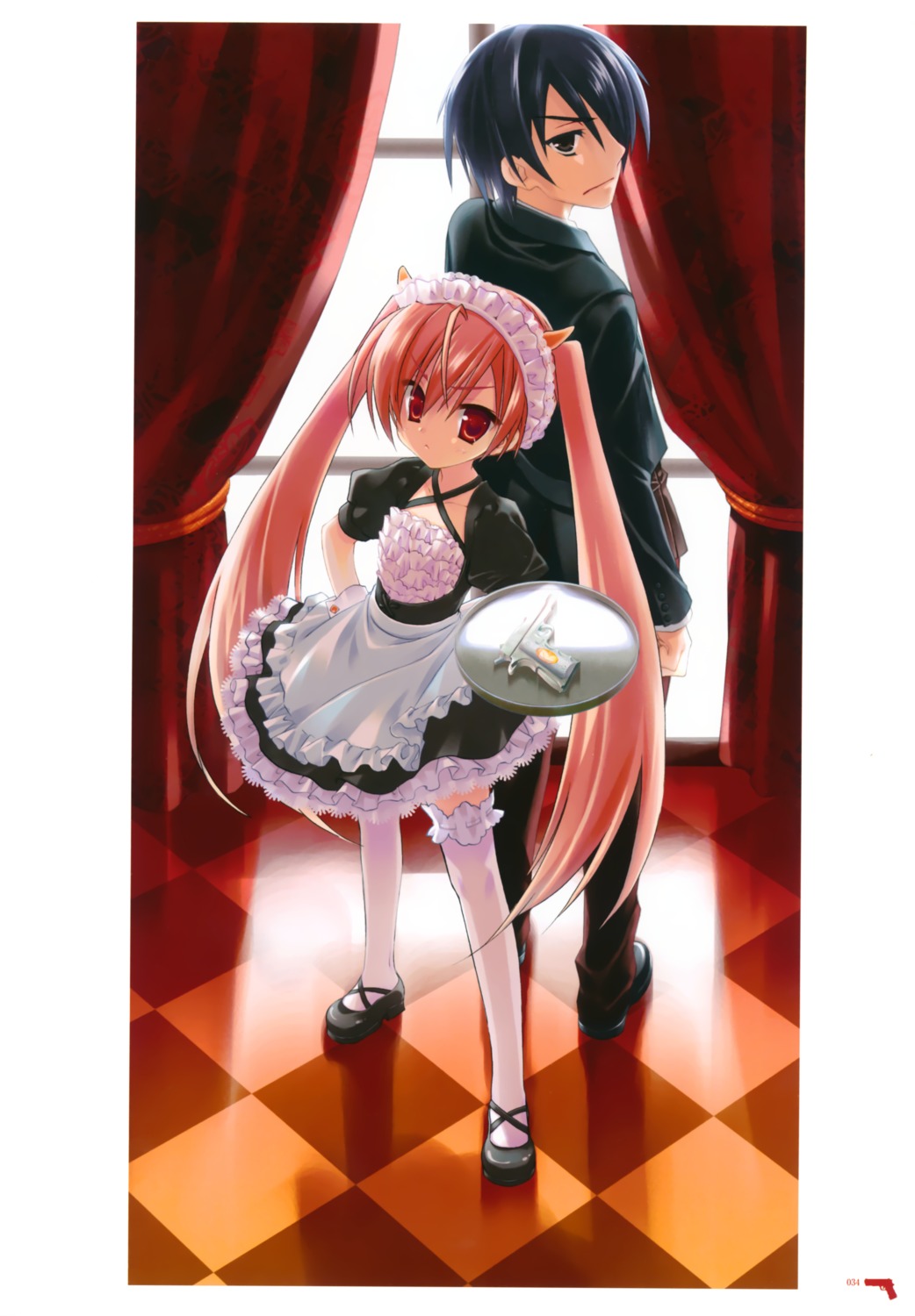 hidan_no_aria kanzaki_h._aria kobuichi maid thighhighs tooyama_kinji