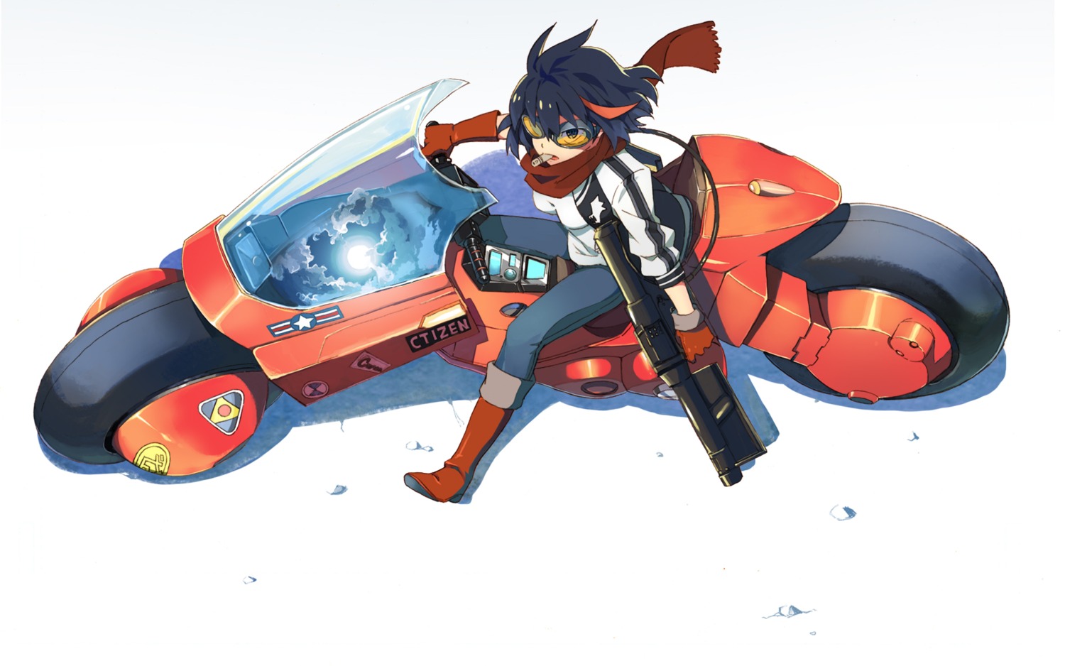 akira_(manga) gun kill_la_kill matoi_ryuuko sugi_koutarou