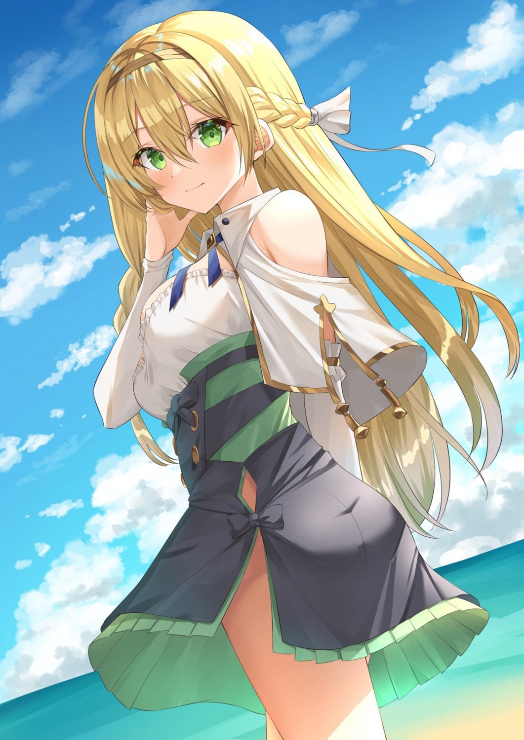 atelier atelier_ryza kanaria_hisagi klaudia_valentz no_bra nopan skirt_lift