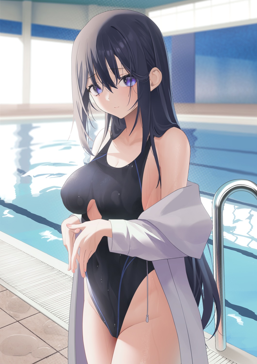 aya_(lezon) cameltoe erect_nipples swimsuits wet wet_clothes