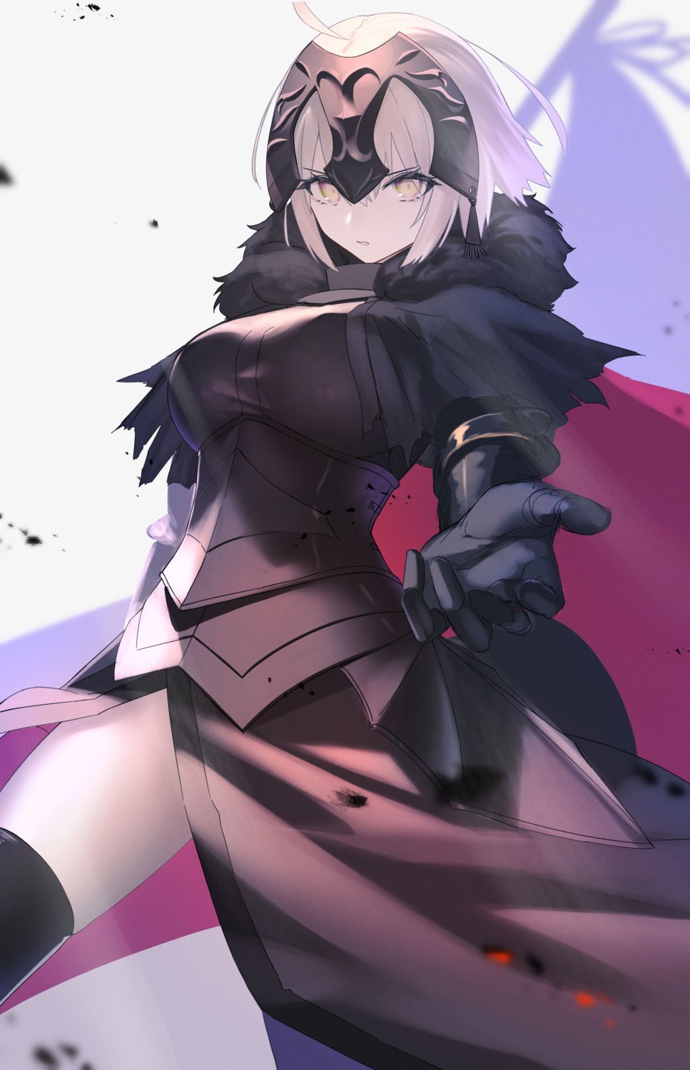 armor celeryma fate/grand_order jeanne_d'arc jeanne_d'arc_(alter)_(fate) thighhighs