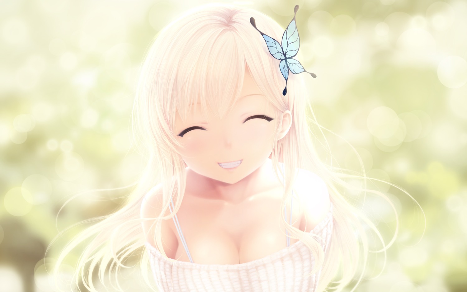 boku_wa_tomodachi_ga_sukunai cait cleavage kashiwazaki_sena wallpaper