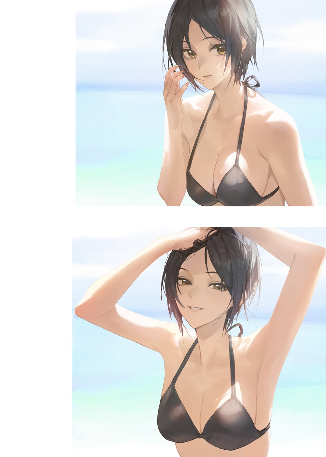 bikini_top cleavage hayami_kanade modare swimsuits the_idolm@ster the_idolm@ster_cinderella_girls