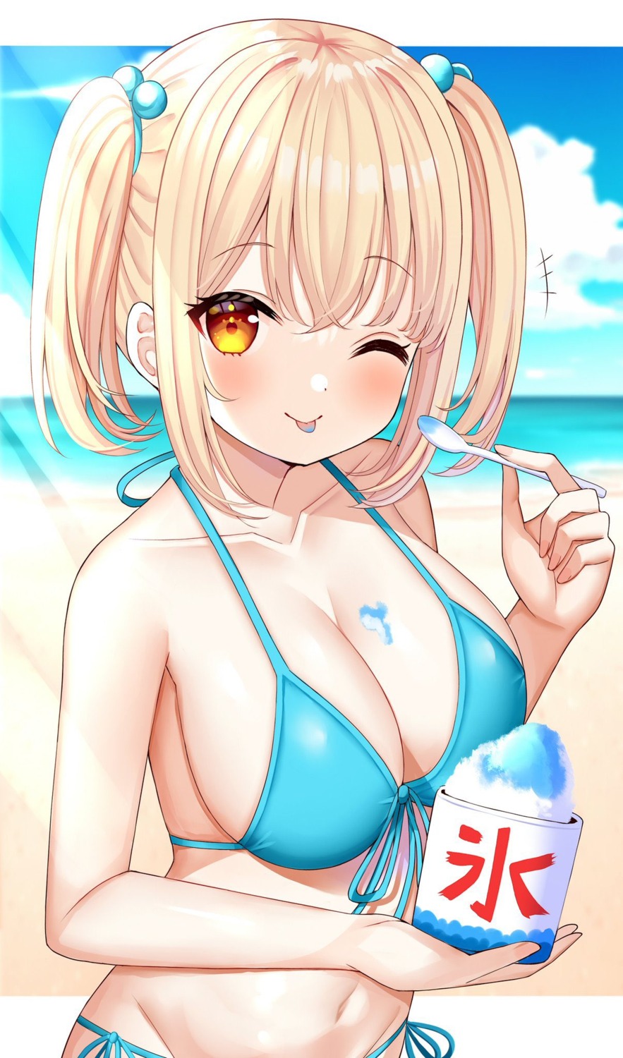 bikini cream mizukoshi_(marumi) swimsuits