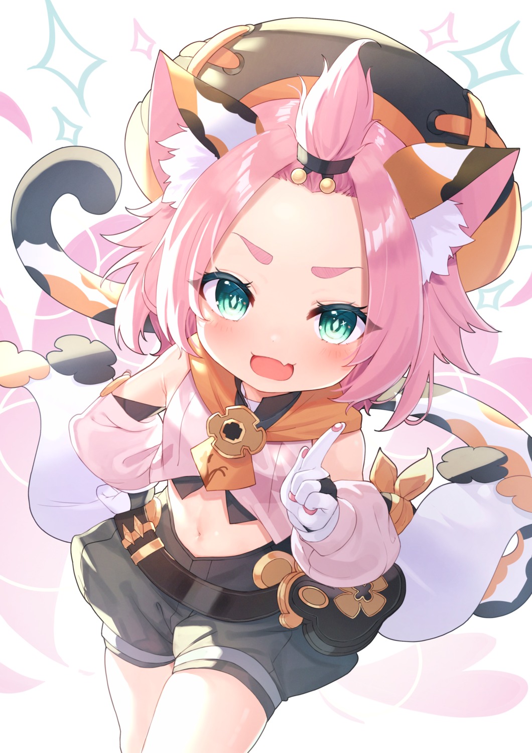 animal_ears diona genshin_impact nekomimi tail tsuki_usagi