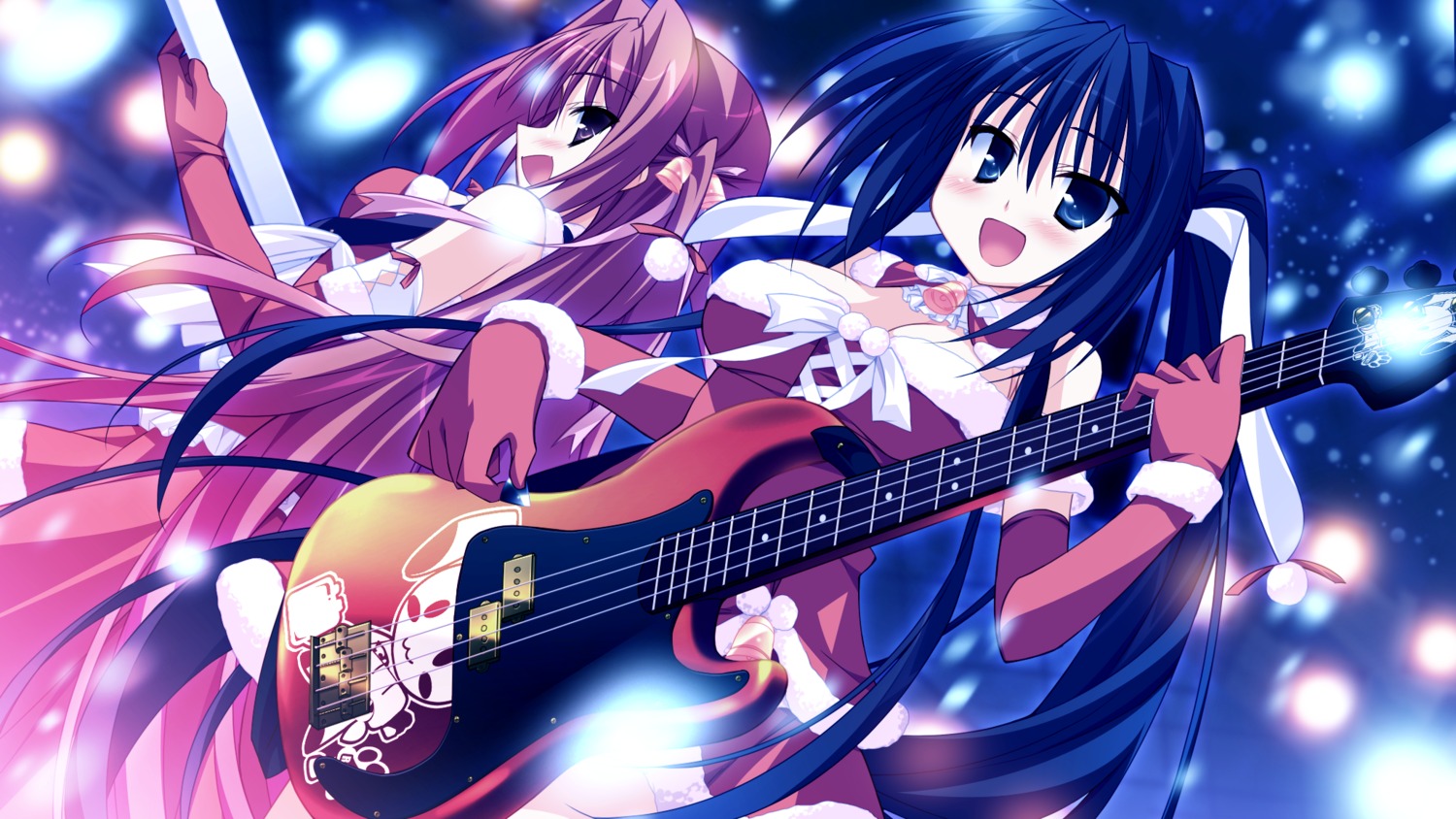 christmas game_cg guitar hinata_mutsuki izumi_kyouka natsume_otona skyfish yotsuiro_passionato!