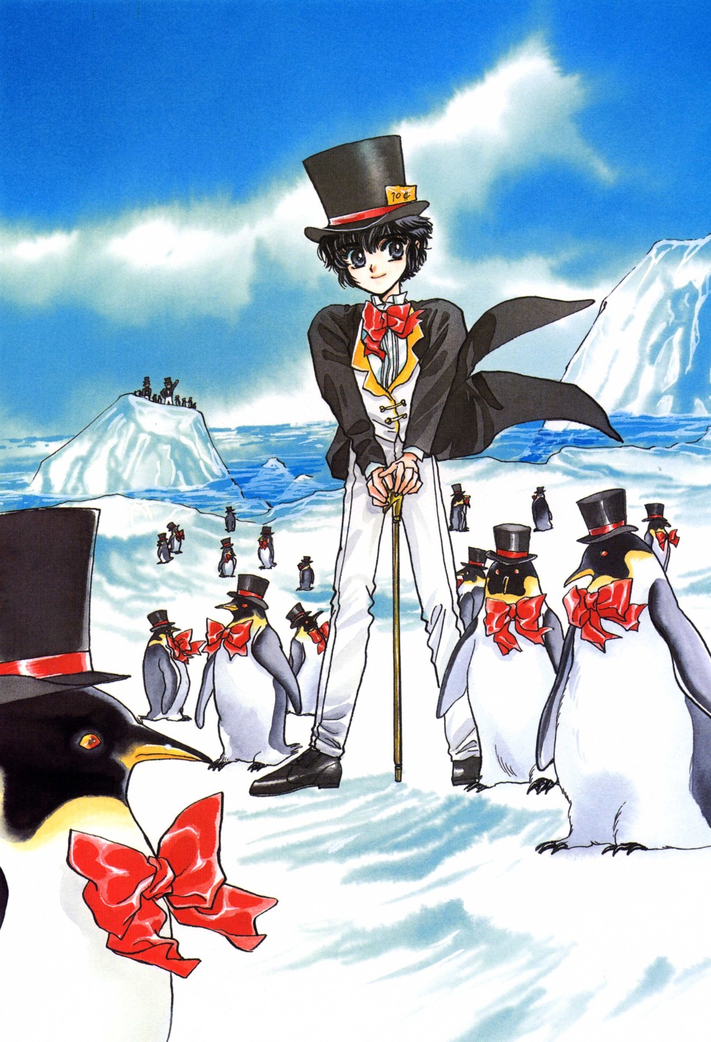 clamp clamp_school_detectives ijuuin_akira male penguin