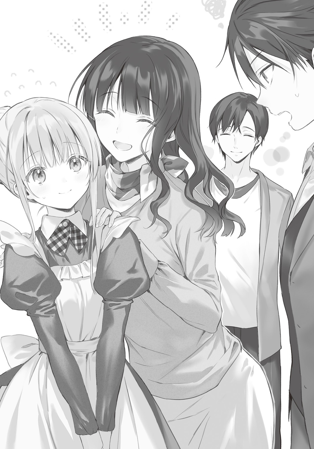 fujimiya_amane hanekoto maid monochrome otonari_no_tenshi-sama_ni_itsunomanika_dame_ningen_ni_sareteita_ken shiina_mahiru