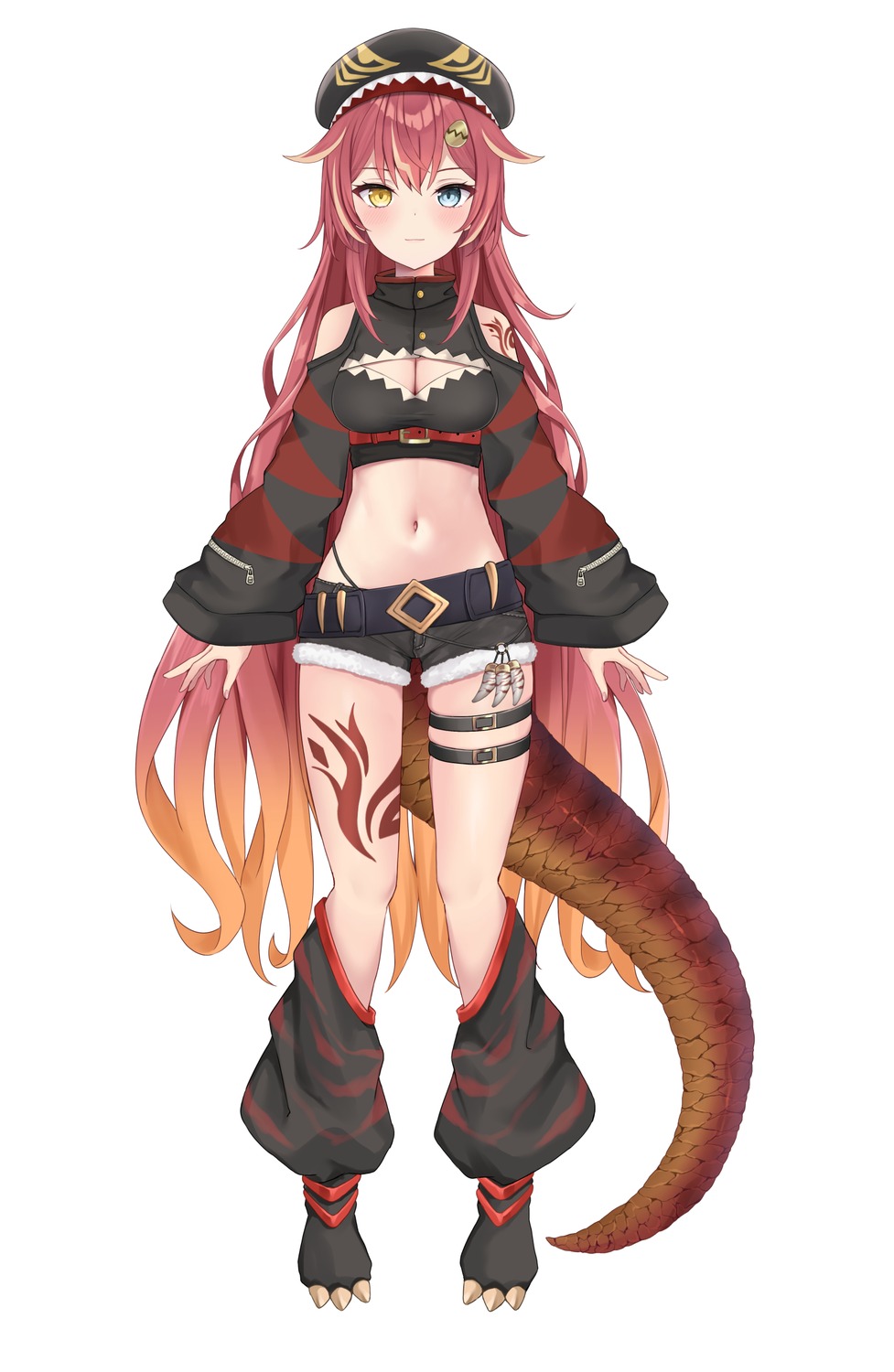 akino_ell garter heterochromia tail