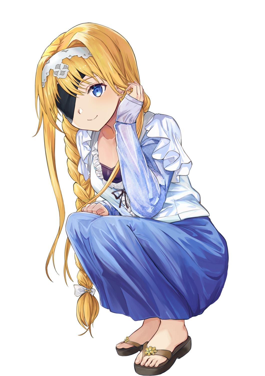 alice_zuberg eyepatch mosta_(lo1777789) sword_art_online sword_art_online_alicization