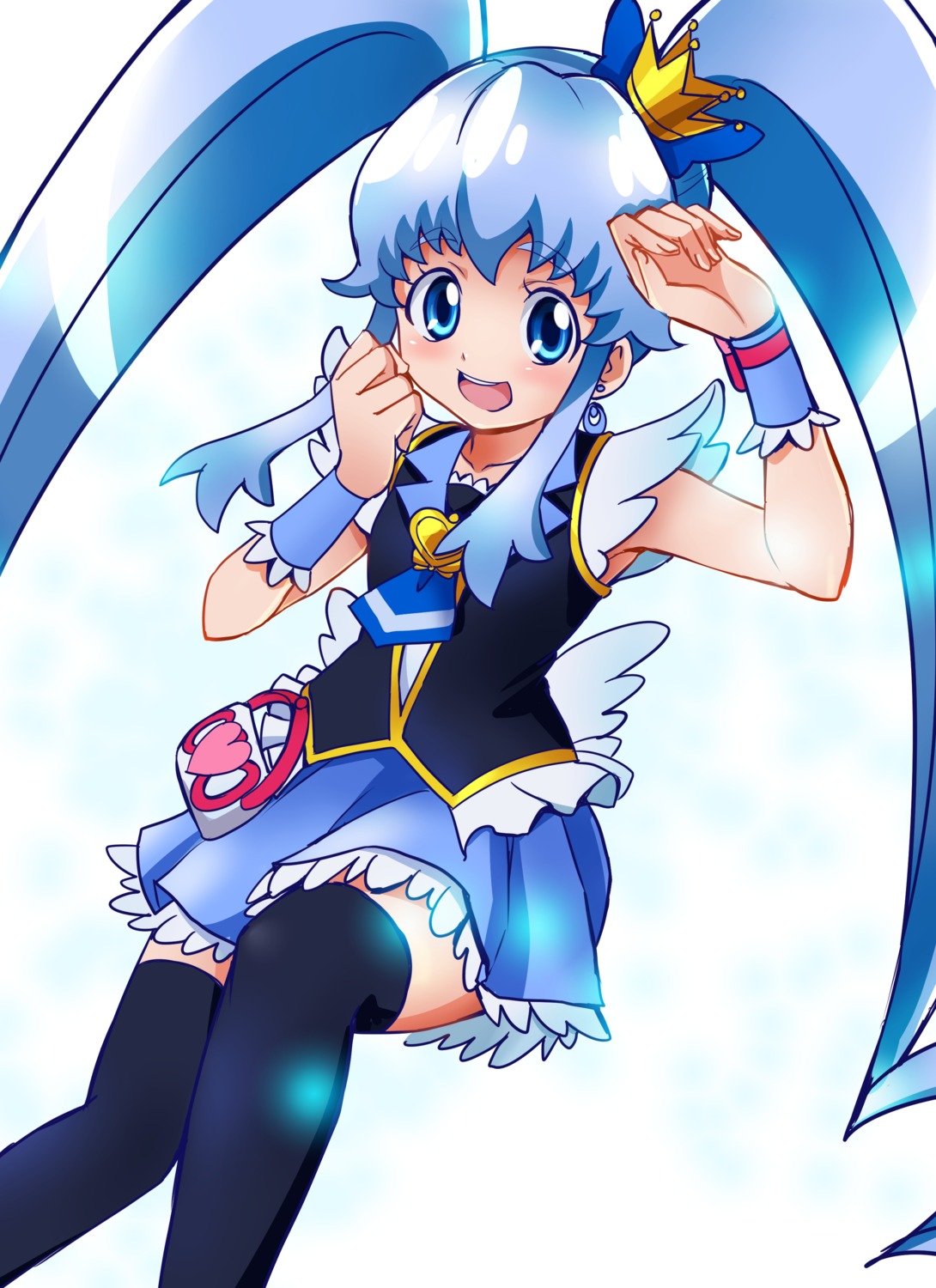 happinesscharge_precure! precure sharumon shirayuki_hime_(precure) thighhighs