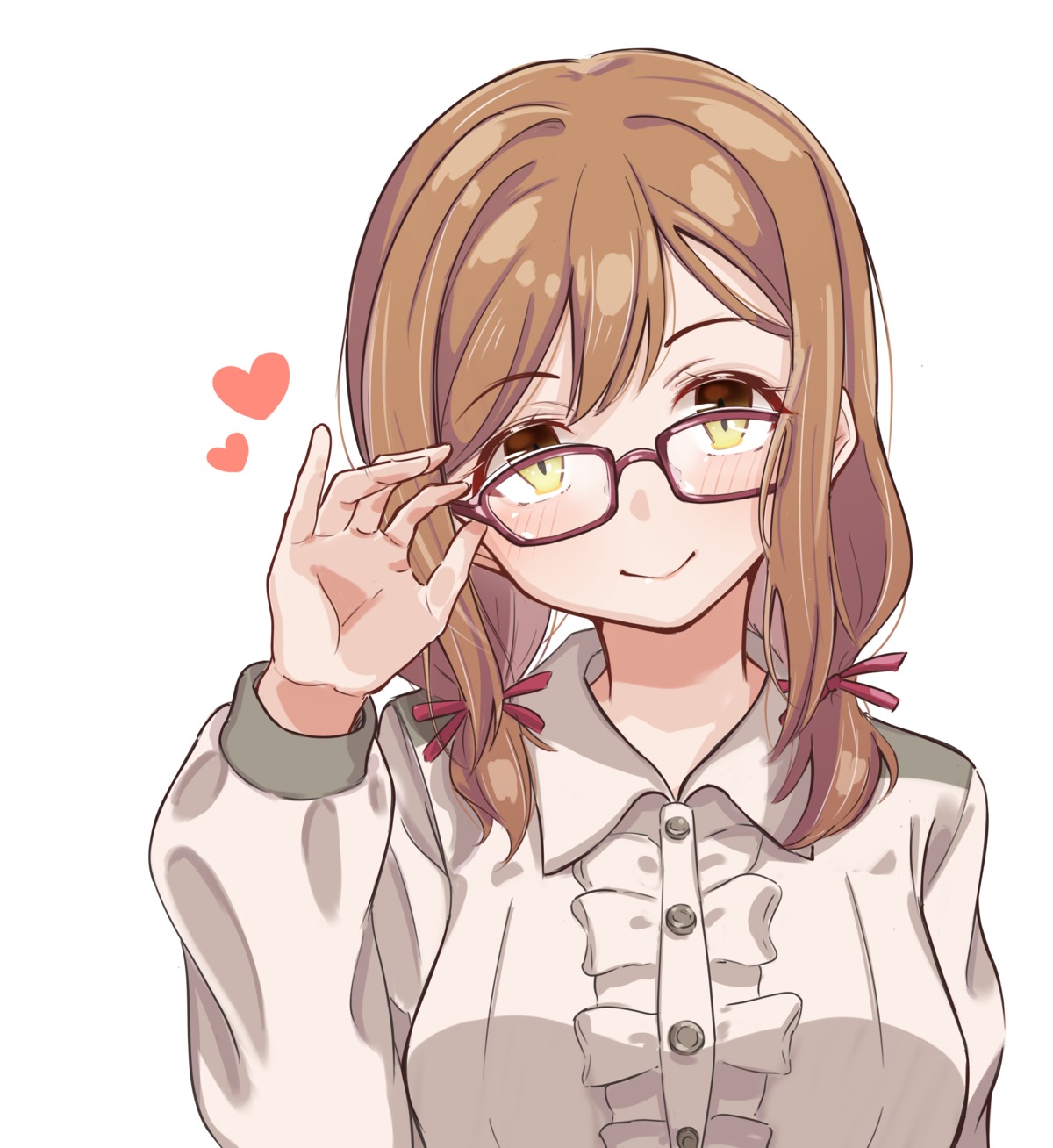 anbasa kunikida_hanamaru love_live!_sunshine!! megane