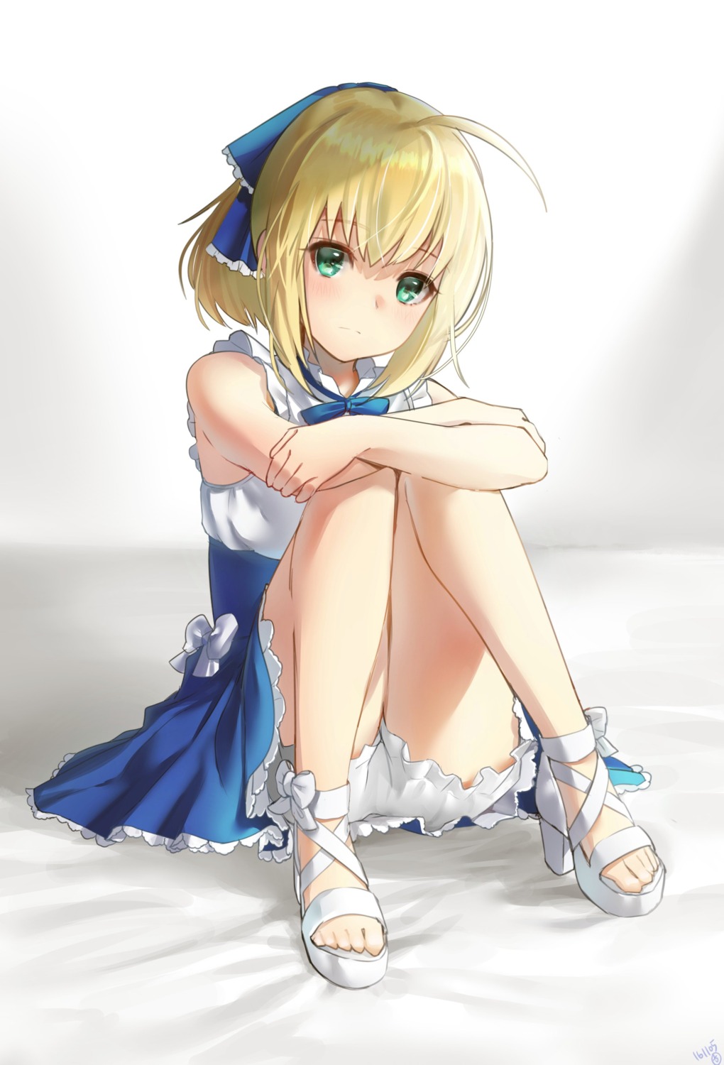 bloomers dress fate/stay_night heels hieung saber