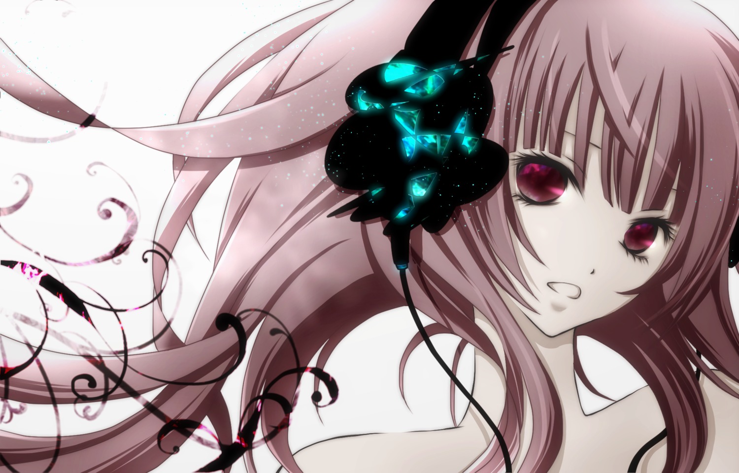 aonoe headphones megurine_luka vocaloid