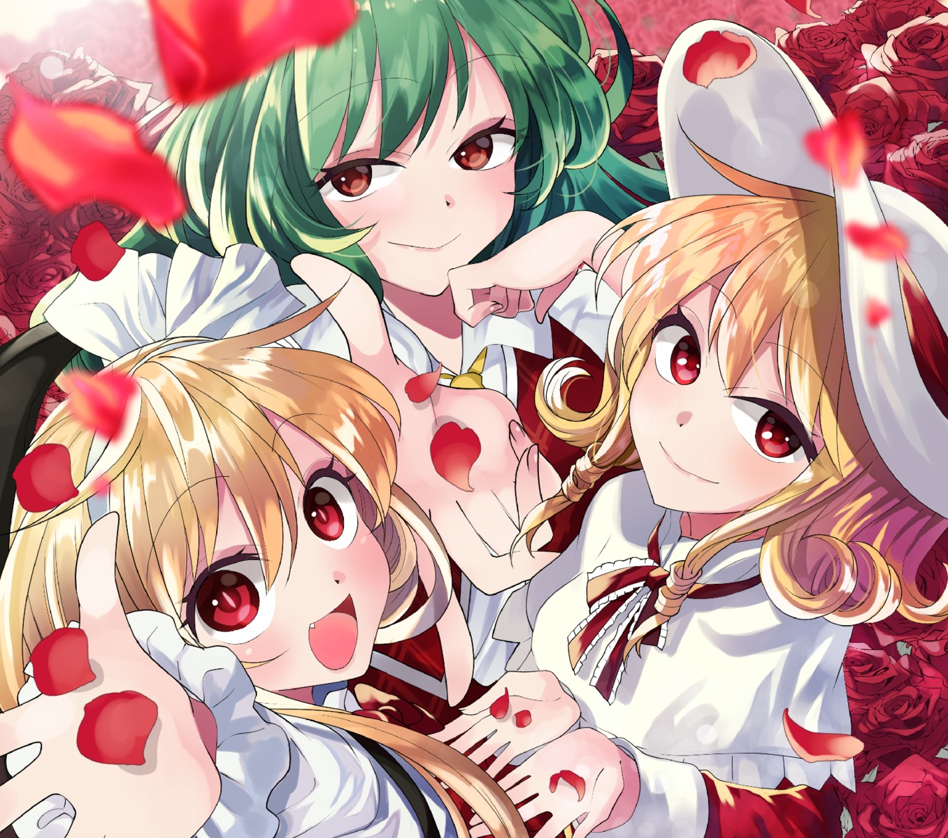 elly katayama_kei kazami_yuuka touhou