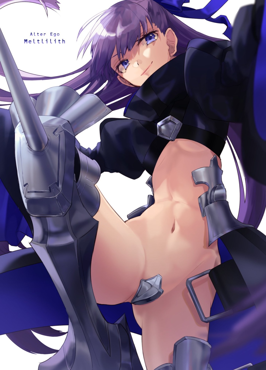 armor bottomless fate/extra fate/extra_ccc fate/grand_order fate/stay_night hino_hinako maebari meltlilith thighhighs