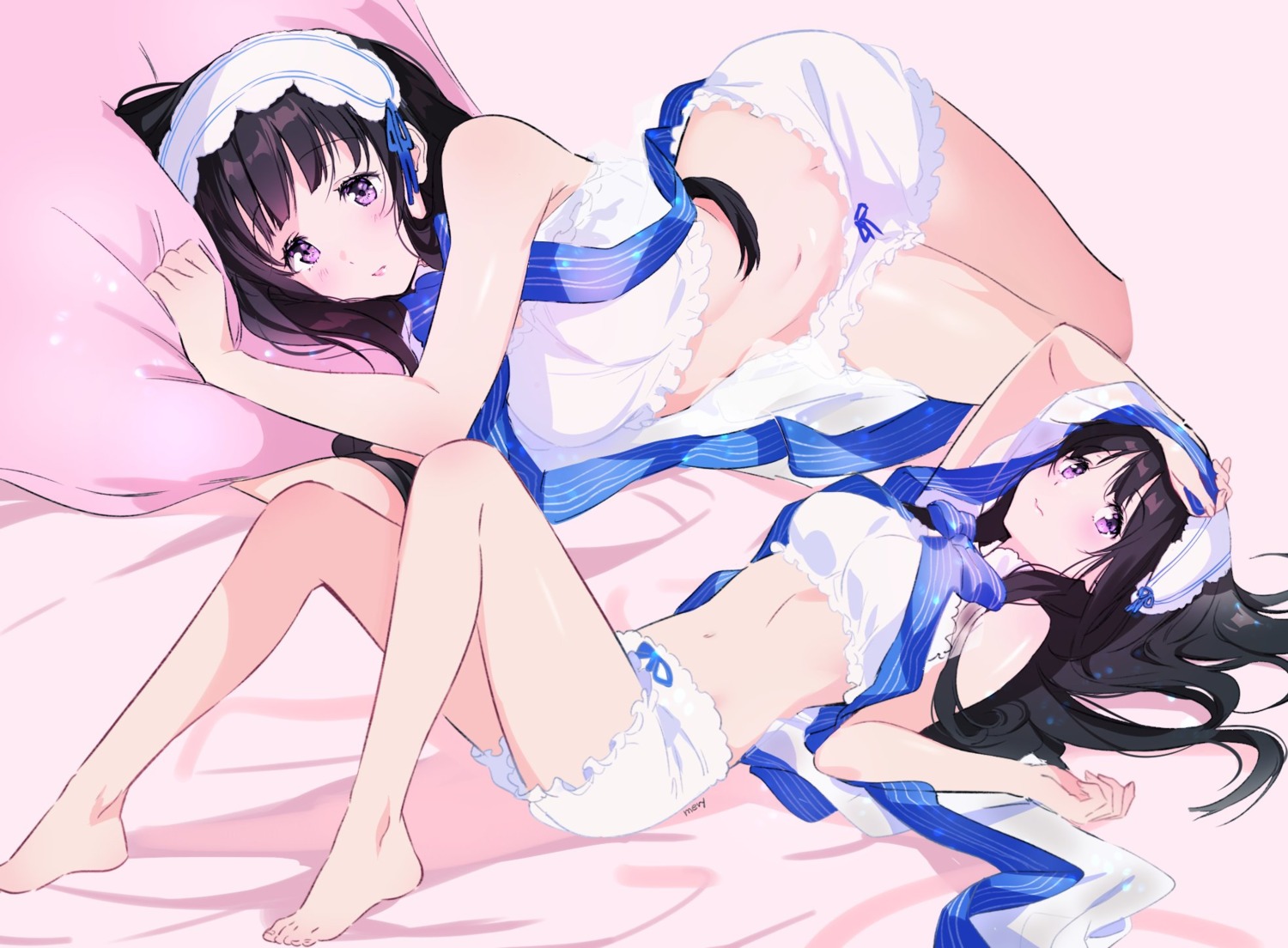 chitanda_eru duplicate hyouka lingerie mery_(yangmalgage)