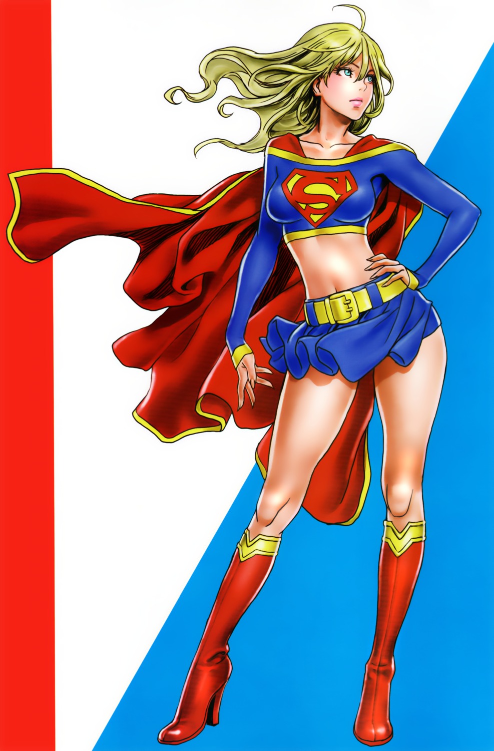dc_comics heels scanning_artifacts supergirl supergirl_(character) yamashita_shunya