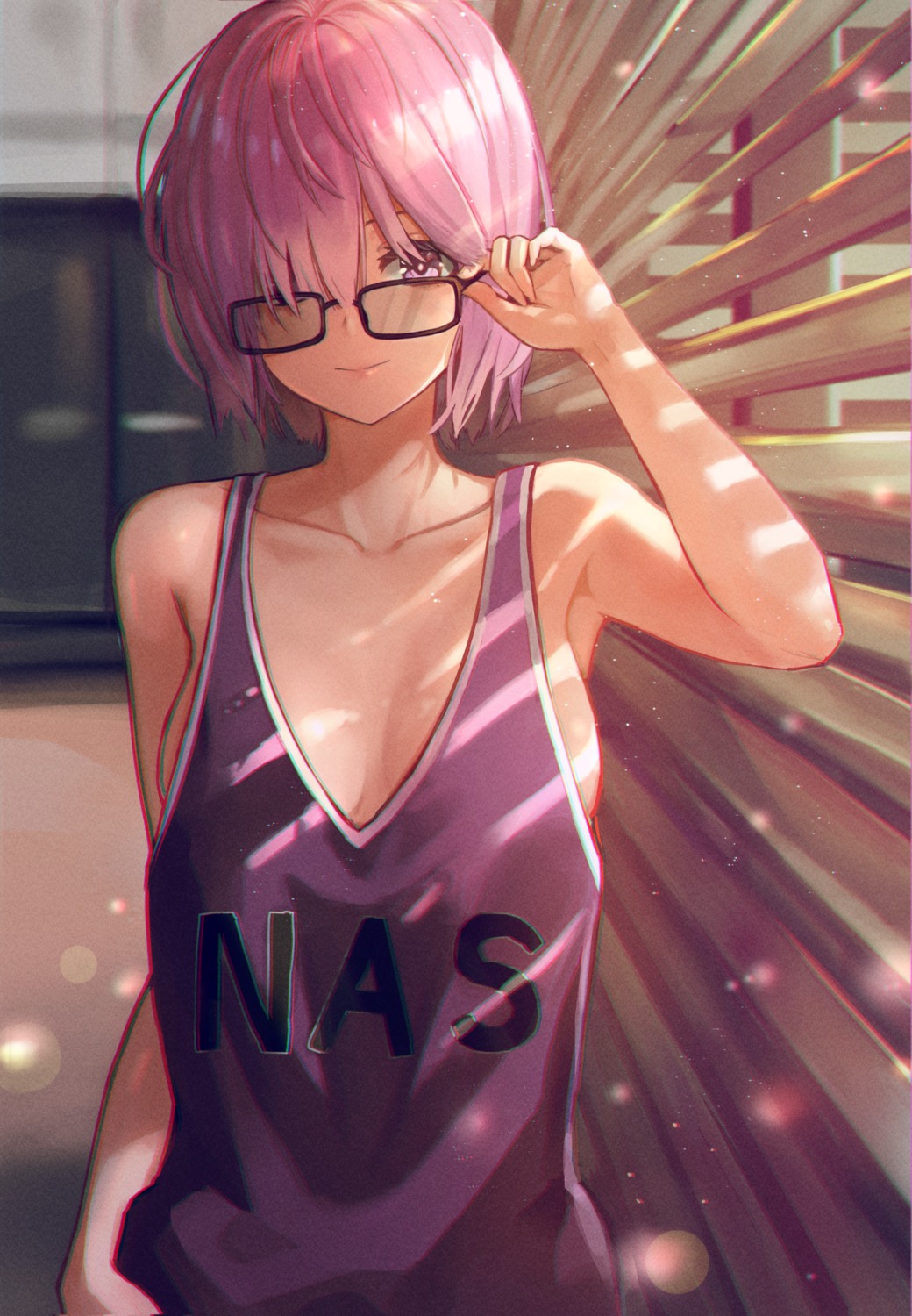 cp_(tlstjdghek) fate/grand_order mash_kyrielight megane no_bra