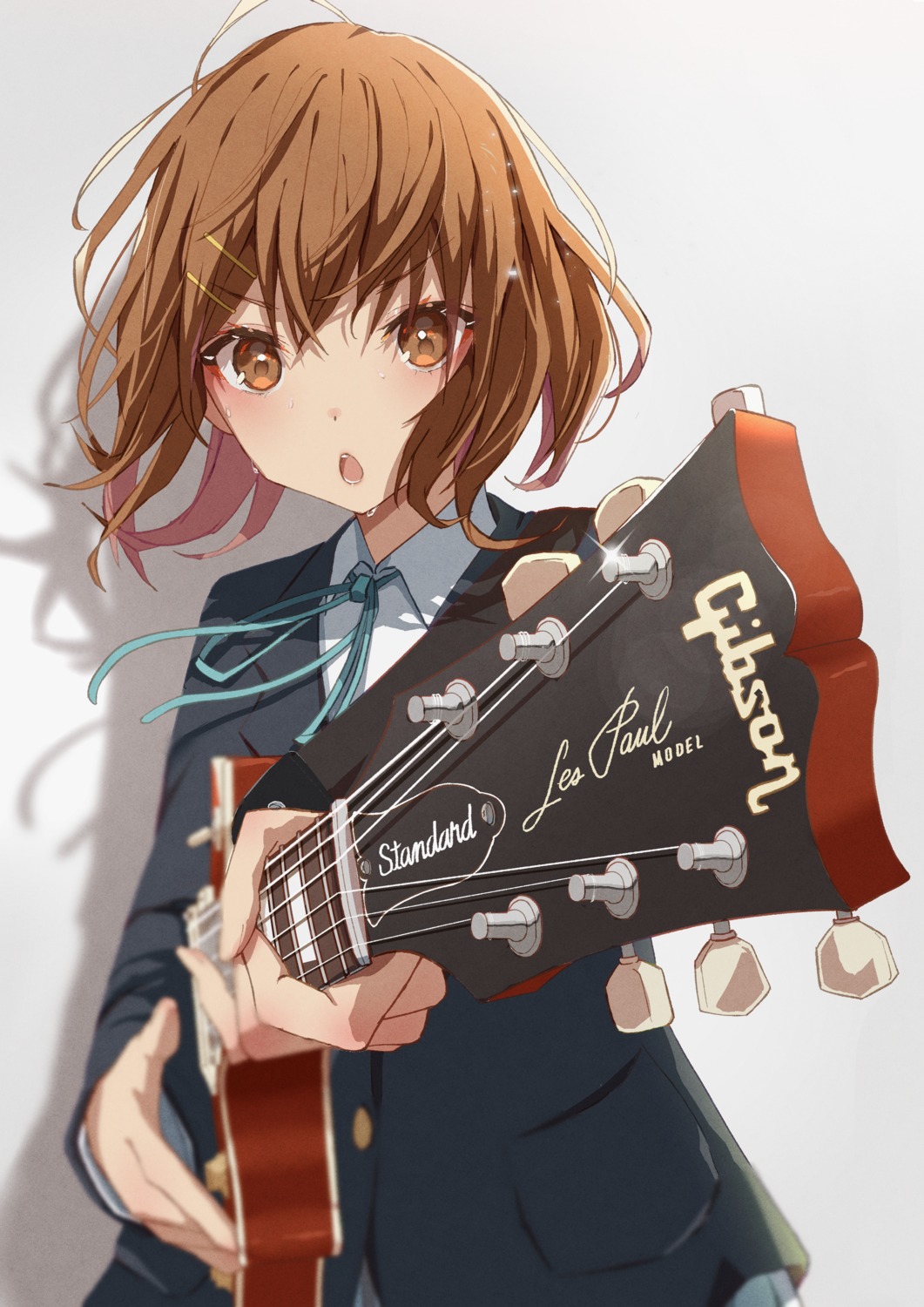 guitar hirasawa_yui k-on! okay178 seifuku