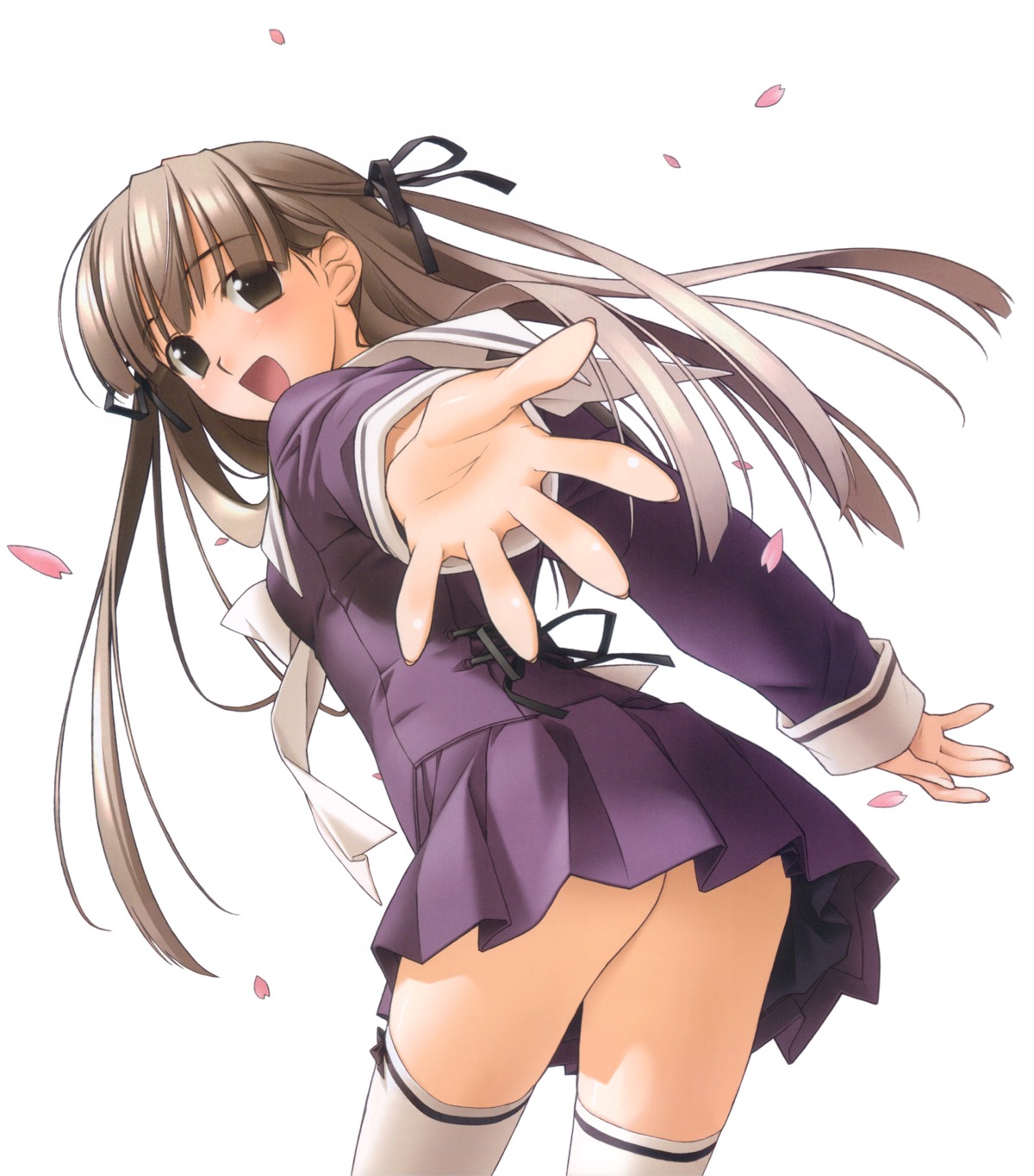 hashimoto_takashi seifuku thighhighs