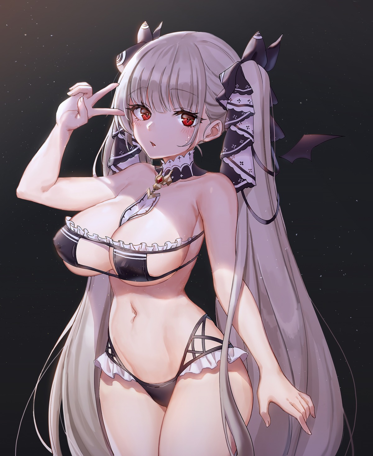 azur_lane bikini erect_nipples formidable_(azur_lane) pn_(wnsl216) swimsuits