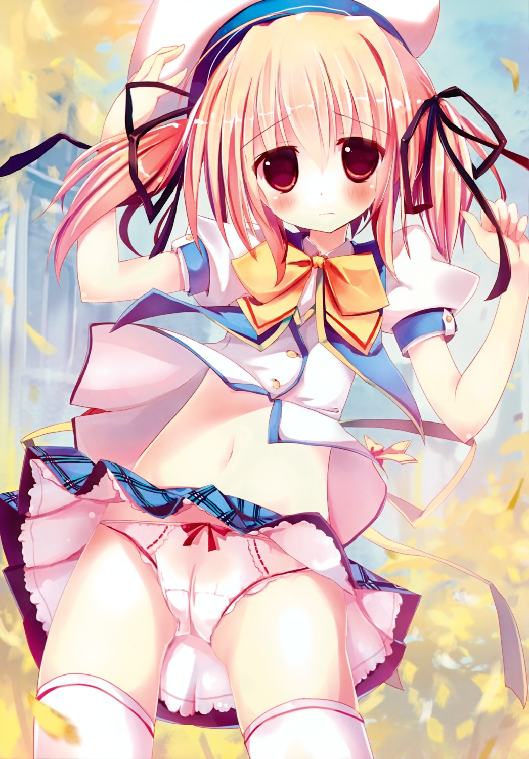 cameltoe loli mirukomi pantsu seifuku thighhighs ura