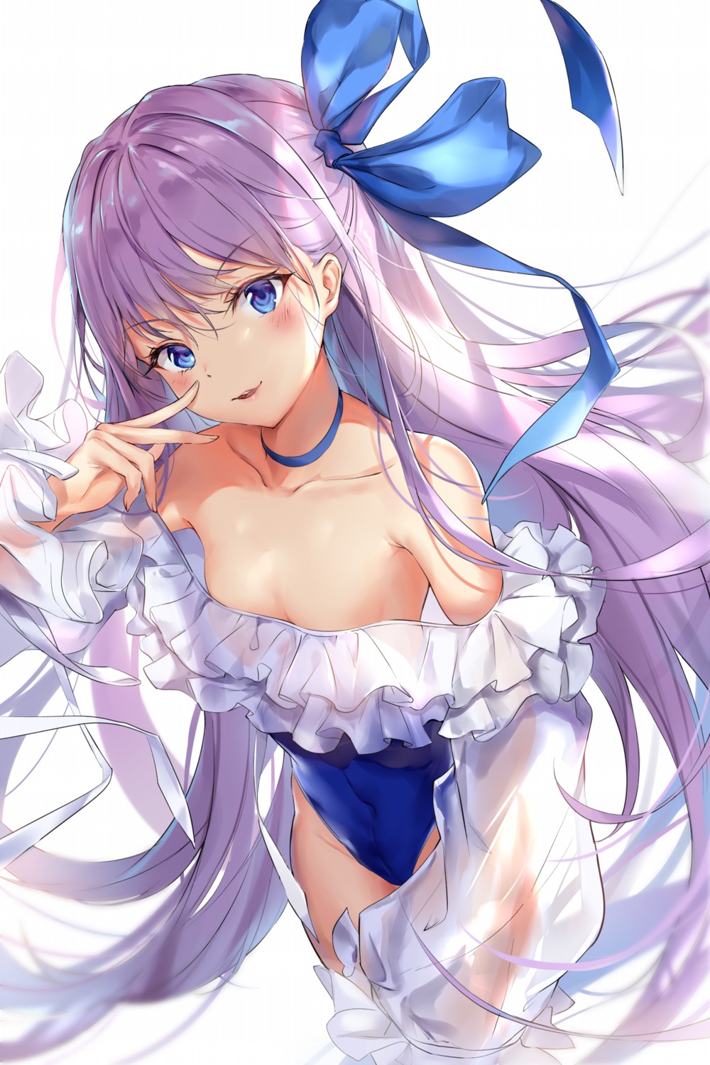 cleavage fate/grand_order meltryllis pdxen see_through swimsuits