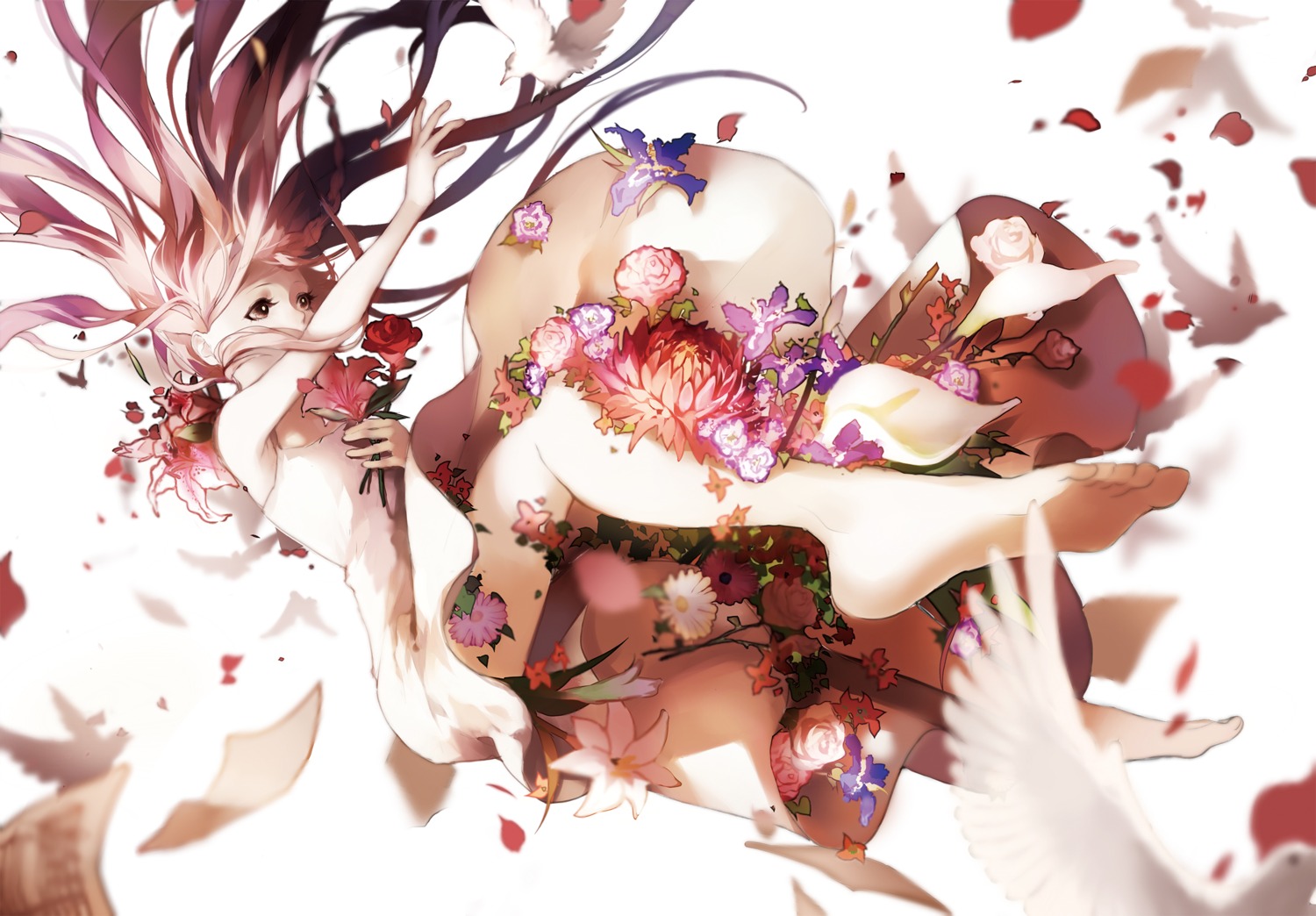 deemo deemo_(character) dress feet raito47