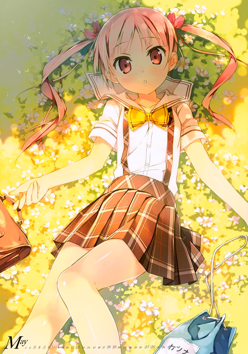 calendar kantoku miyaguchi_kanna seifuku