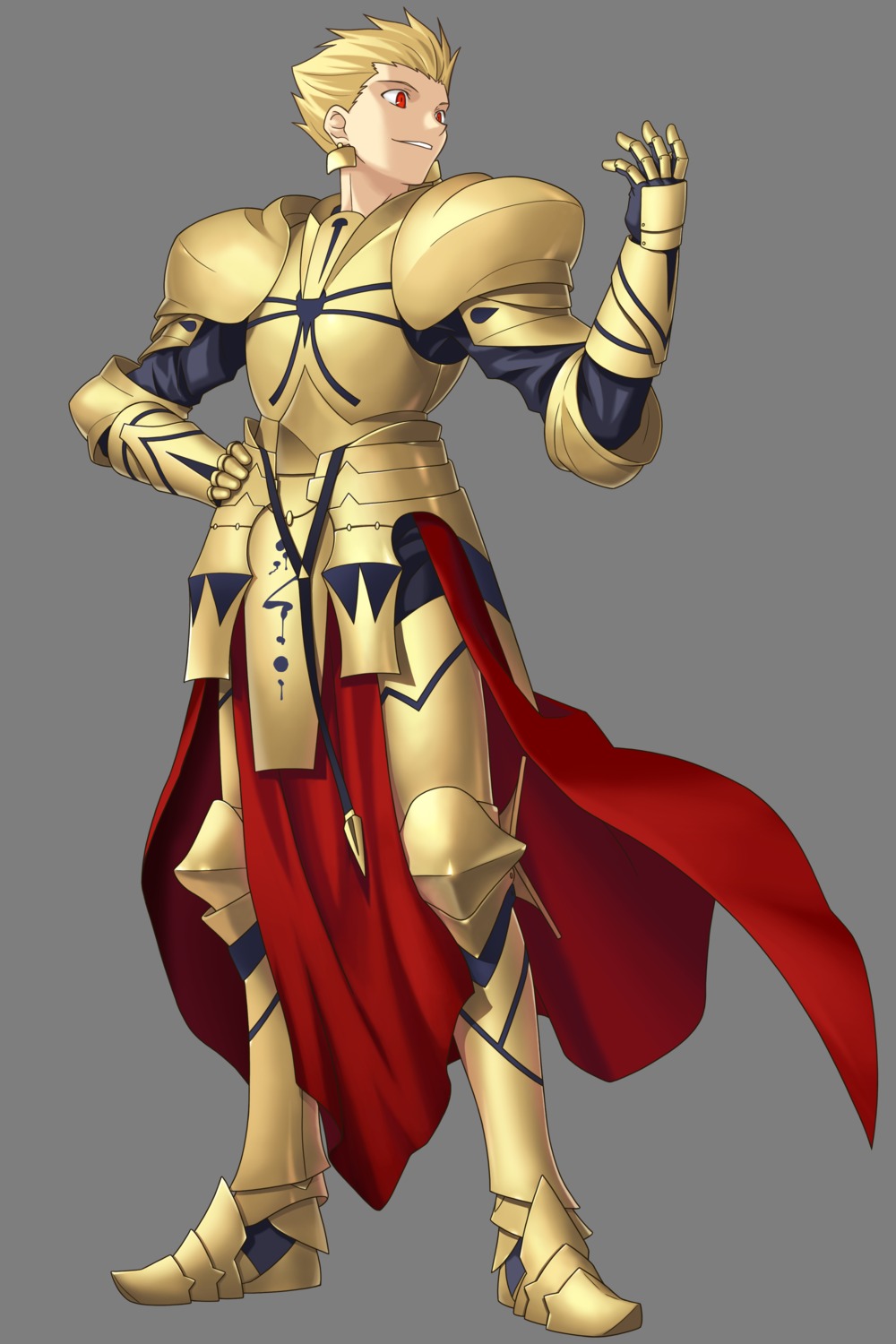 fate/stay_night fate/unlimited_codes gilgamesh_(fsn) male transparent_png type-moon