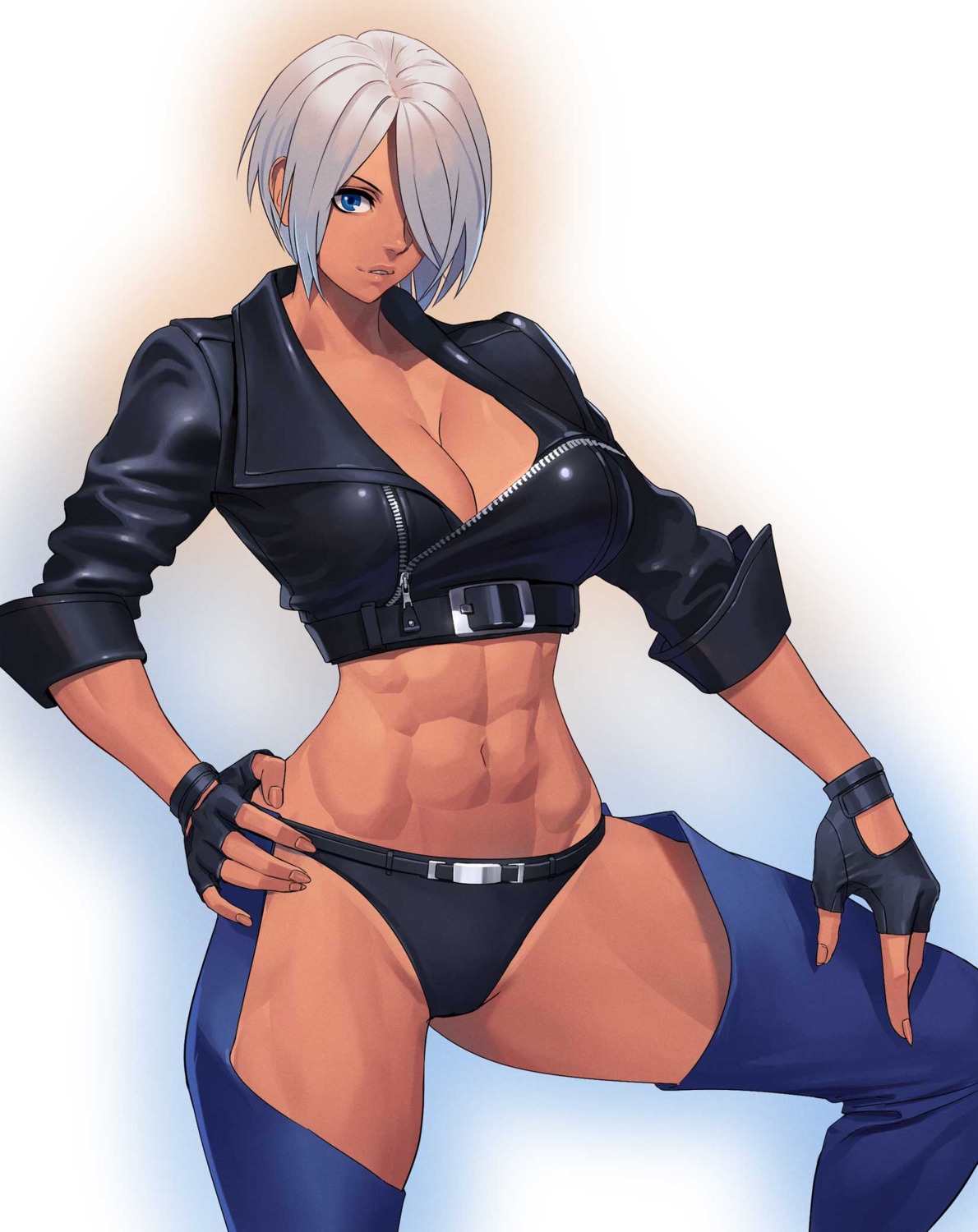 angel_(kof) cleavage king_of_fighters ogami pantsu