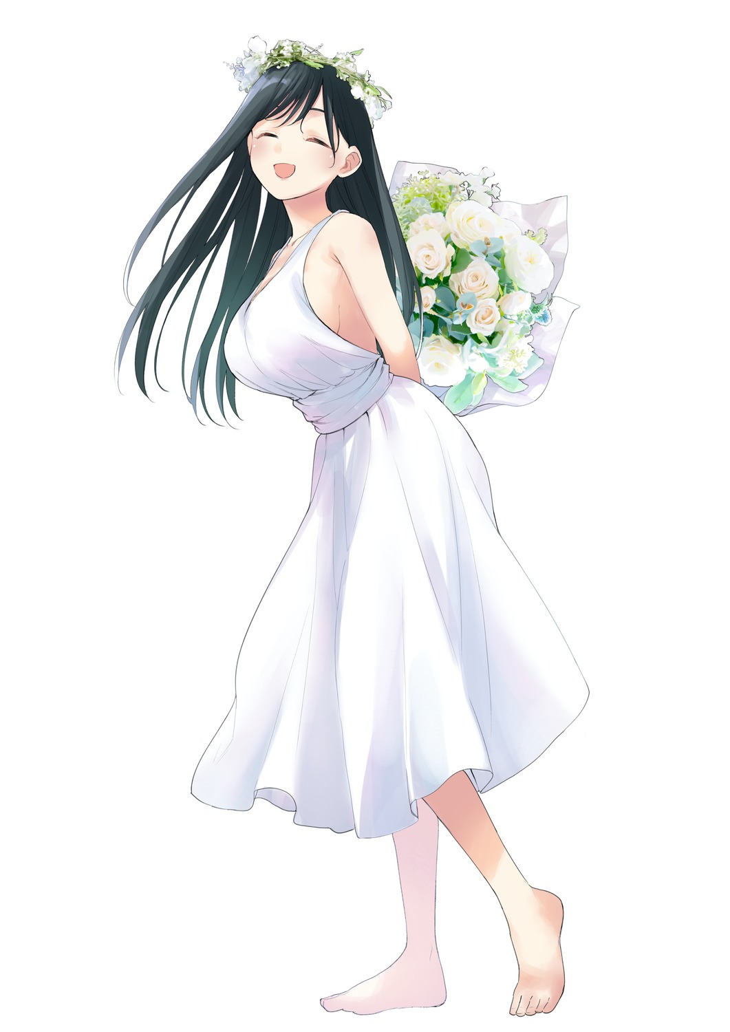 amagami-san_chi_no_enmusubi amagami_yae dress naitou_marcey no_bra summer_dress