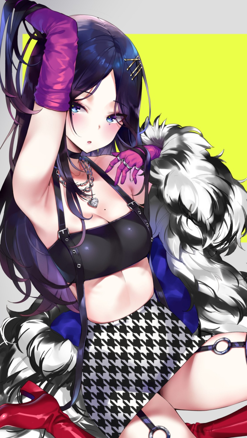 cleavage heels mirei stockings thighhighs