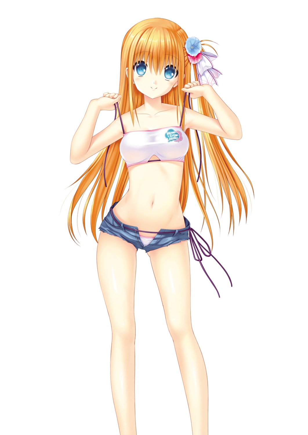 bikini charlotte key na-ga nishimori_yusa swimsuits undressing