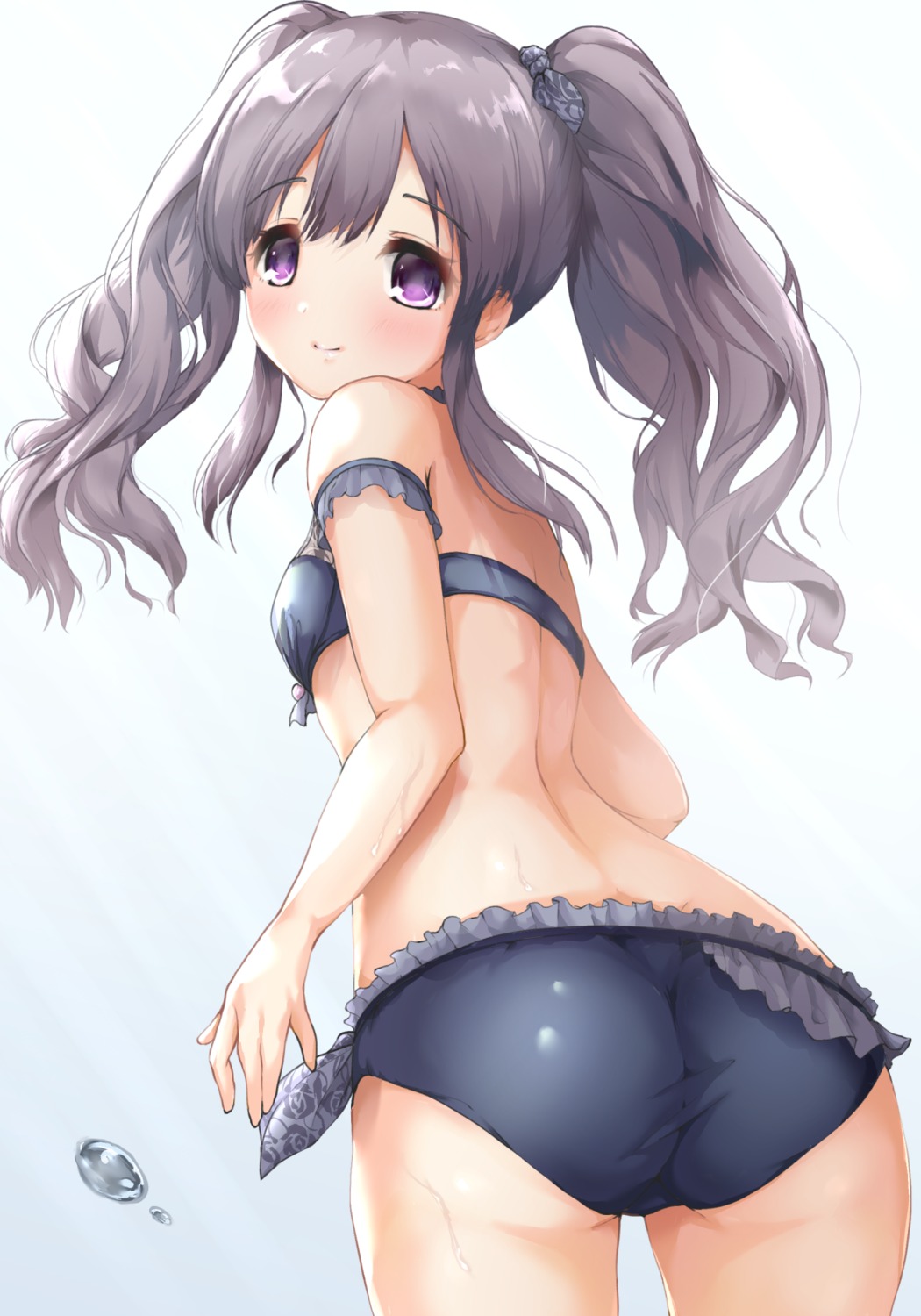 ass bikini kuroba_aki swimsuits the_idolm@ster the_idolm@ster_shiny_colors yuukoku_kiriko