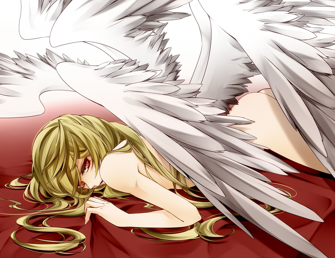 afuro_terumi inazuma_eleven male naked rico_(fbn3) wings