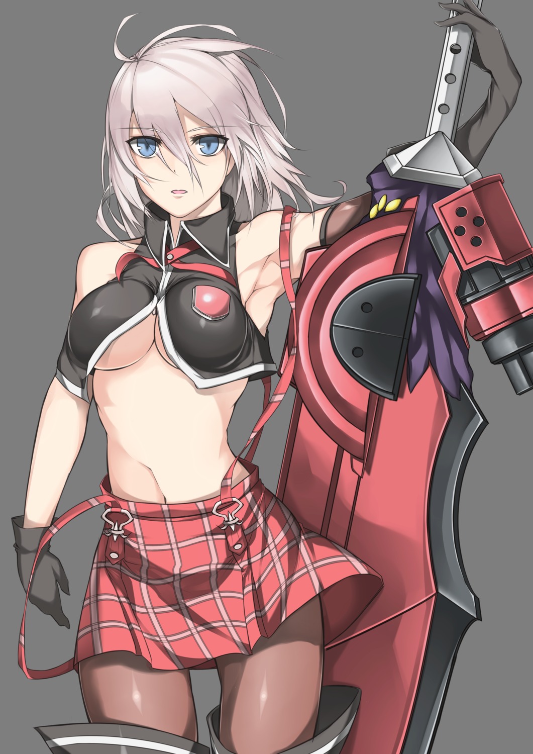 arisa_iriinchina_amieera god_eater pantyhose sensei_(hitagi3594) transparent_png underboob