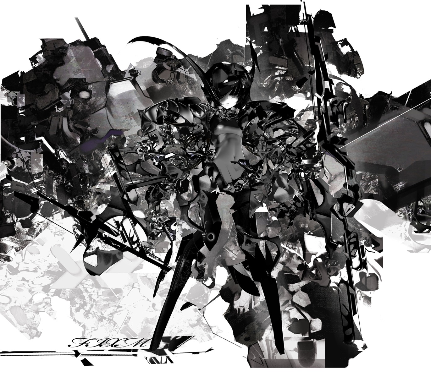 mecha_musume monochrome nedlog