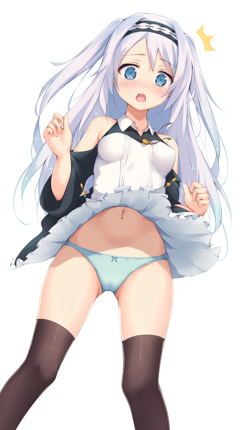 cameltoe dress pantsu rococo skirt_lift thighhighs