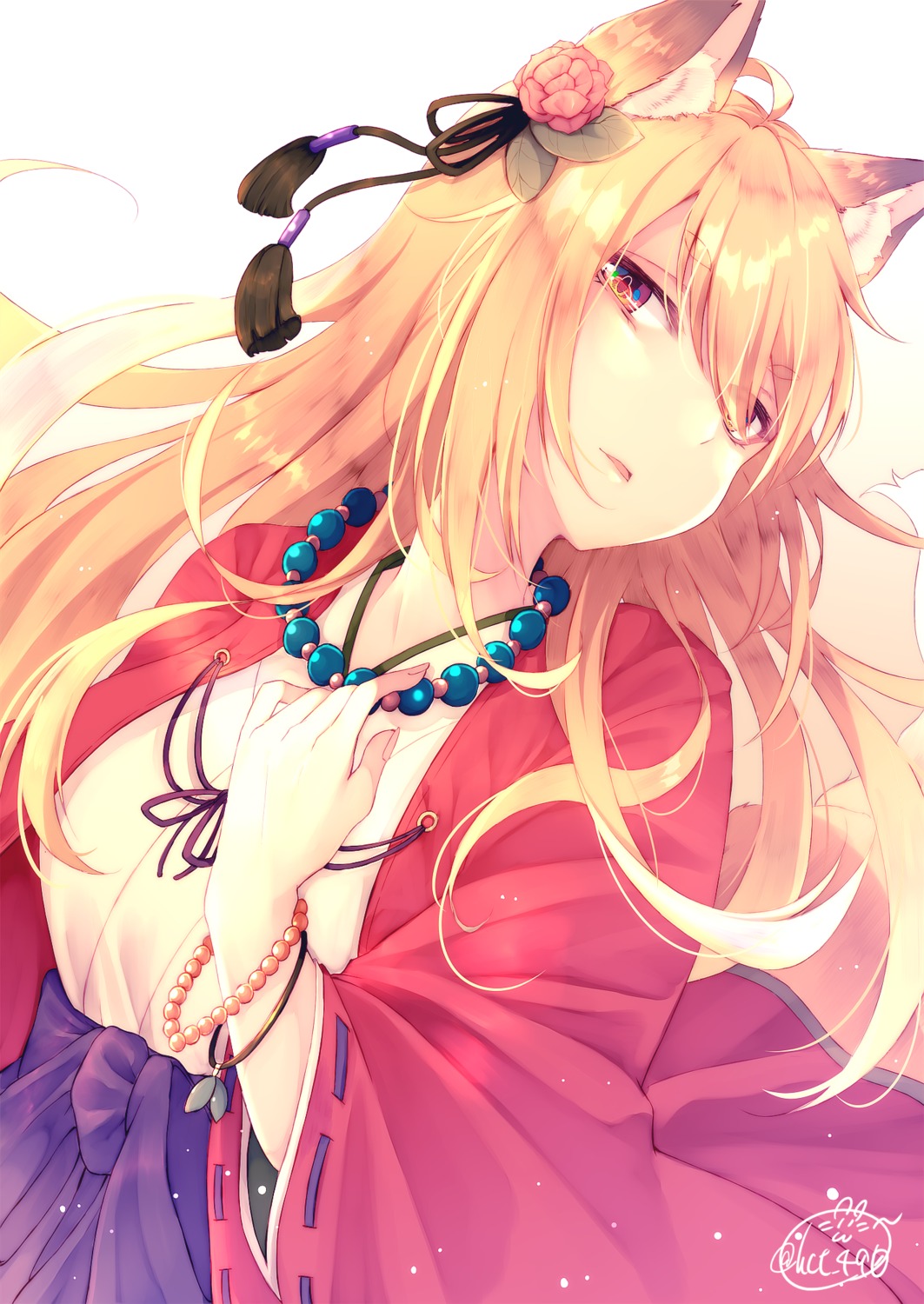 animal_ears chita_(ketchup) japanese_clothes kitsune