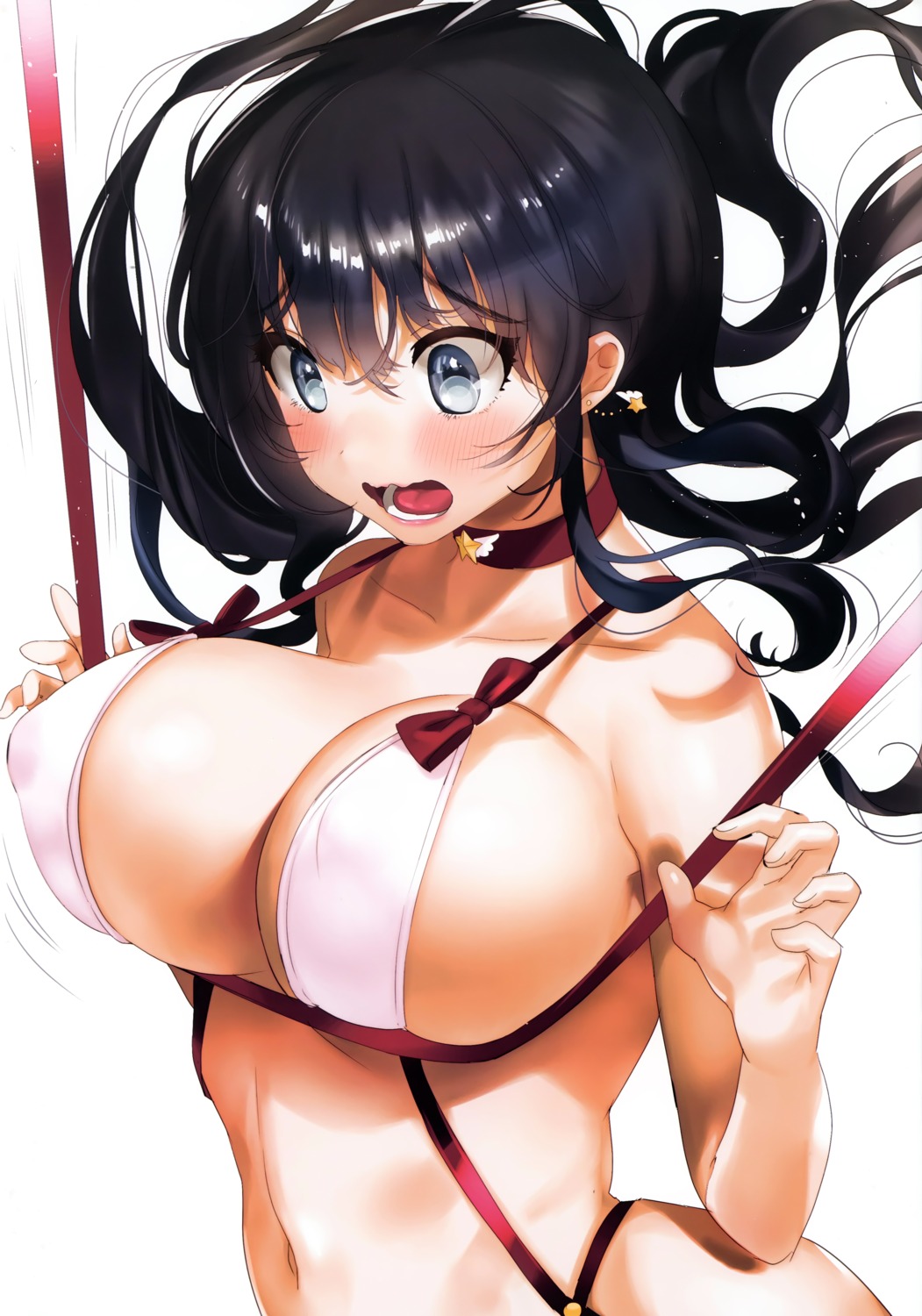 atsuki_nettaiya cleavage erect_nipples yanyo_(ogino_atsuki)