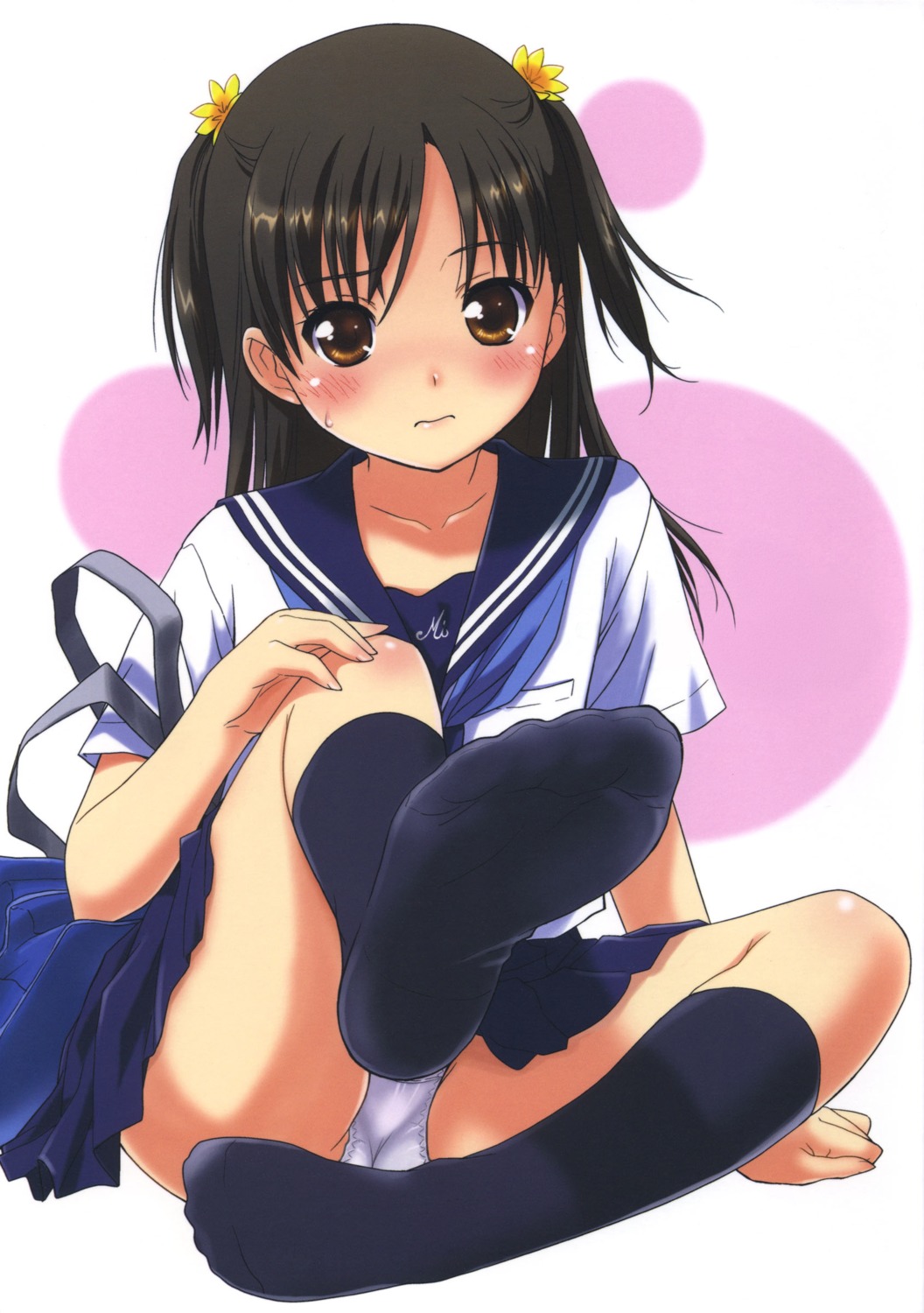 feet loli nonohara_miki ocarina pantsu seifuku