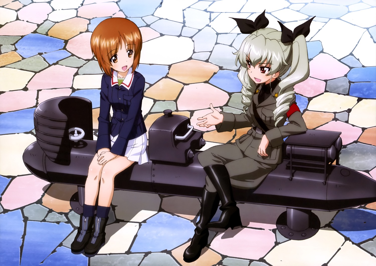 anchovy girls_und_panzer nishizumi_miho uniform