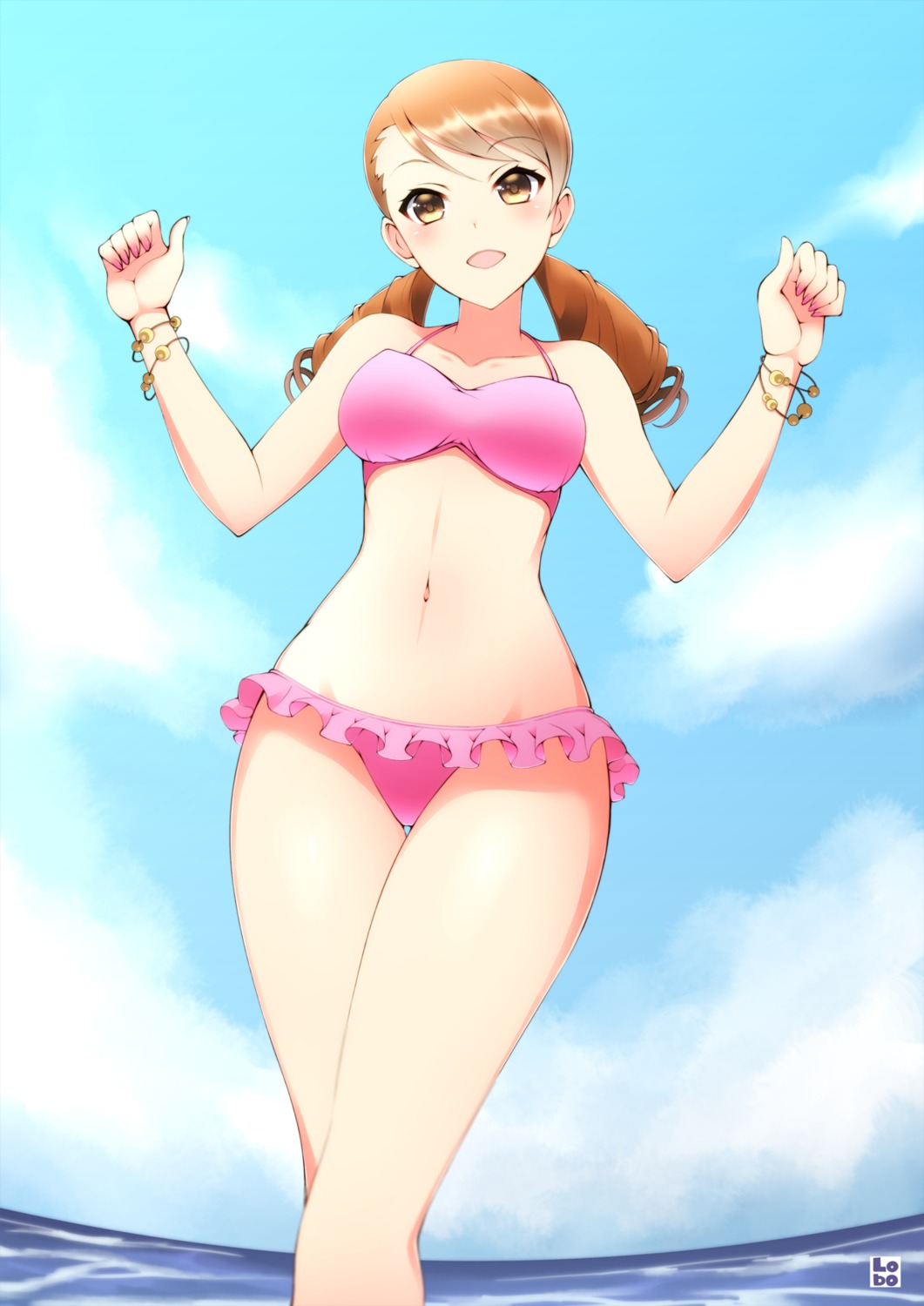 bikini houjou_karen ookami_maito swimsuits the_idolm@ster the_idolm@ster_cinderella_girls