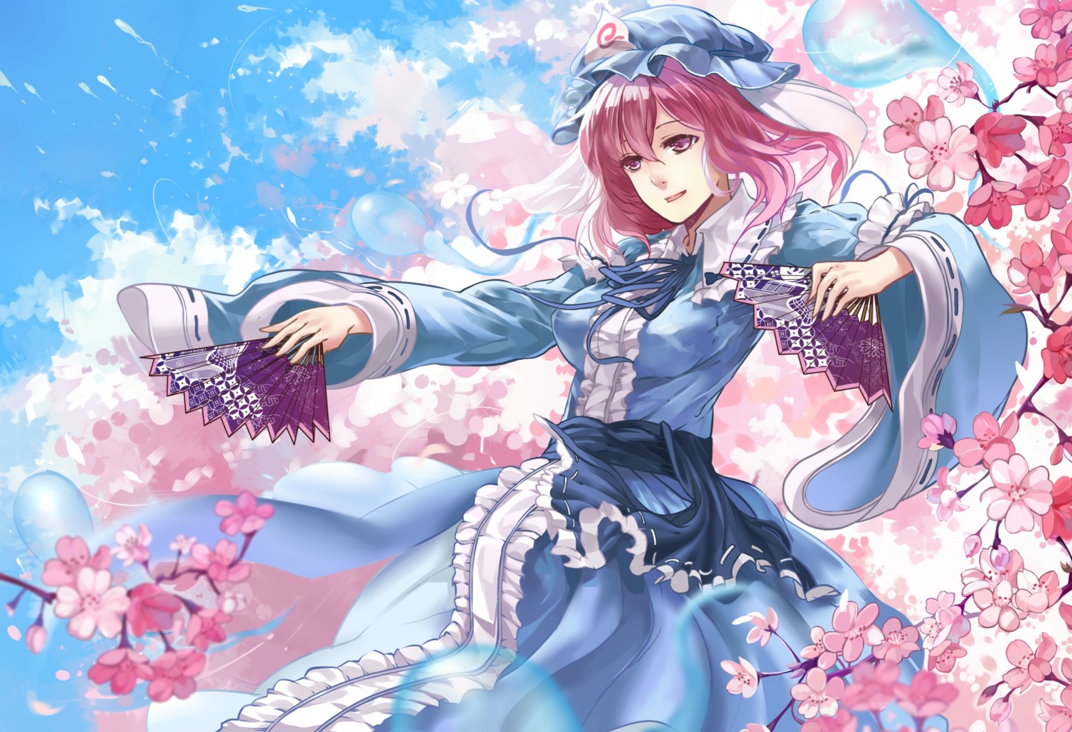 citemer dress saigyouji_yuyuko touhou