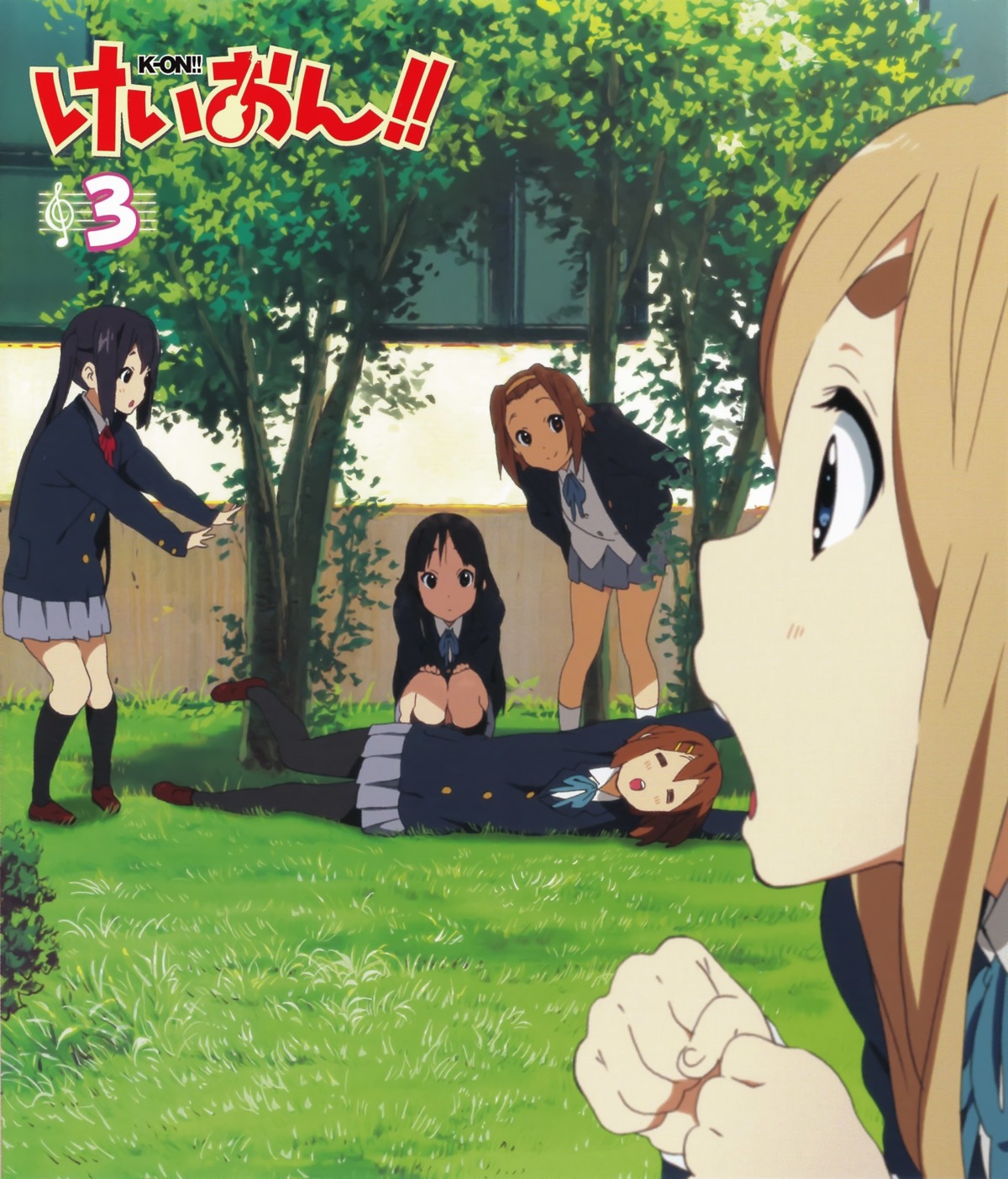 akiyama_mio disc_cover hirasawa_yui k-on! kotobuki_tsumugi nakano_azusa overfiltered pantyhose seifuku tainaka_ritsu